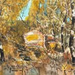 作品《兴安秋韵》入选“第四届小幅水彩画展览”The work ‘Autumn Charm of Xing’an’ was selected for the ‘4th Small Watercolor Painting Exhibition’